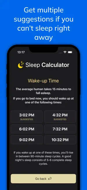 Sleep Calculator Plus screenshot 3