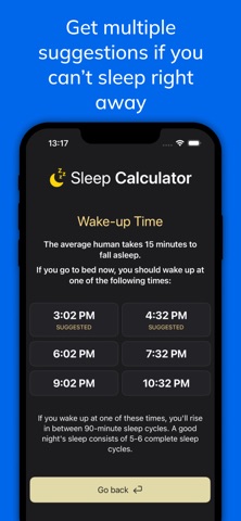 Sleep Calculator Plus Screenshot 3 of 3