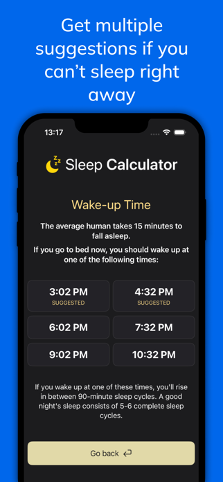 Sleep Calculator Plus Screenshot 3 of 3