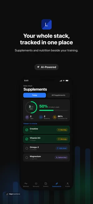 KeyLifter: AI Workouts Daily screenshot 4