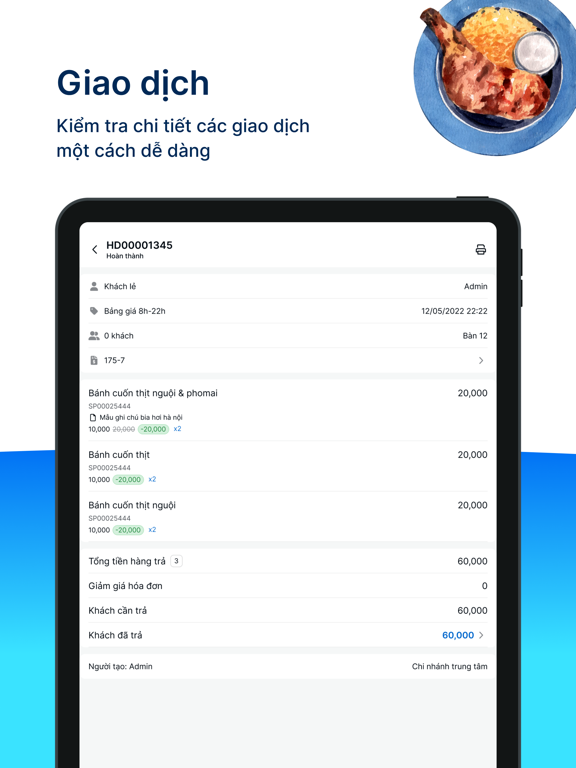 Screenshot #6 pour KiotViet Quản lý Nhà hàng