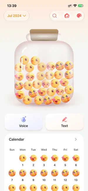Mood Jar - Emotion tracker screenshot 1