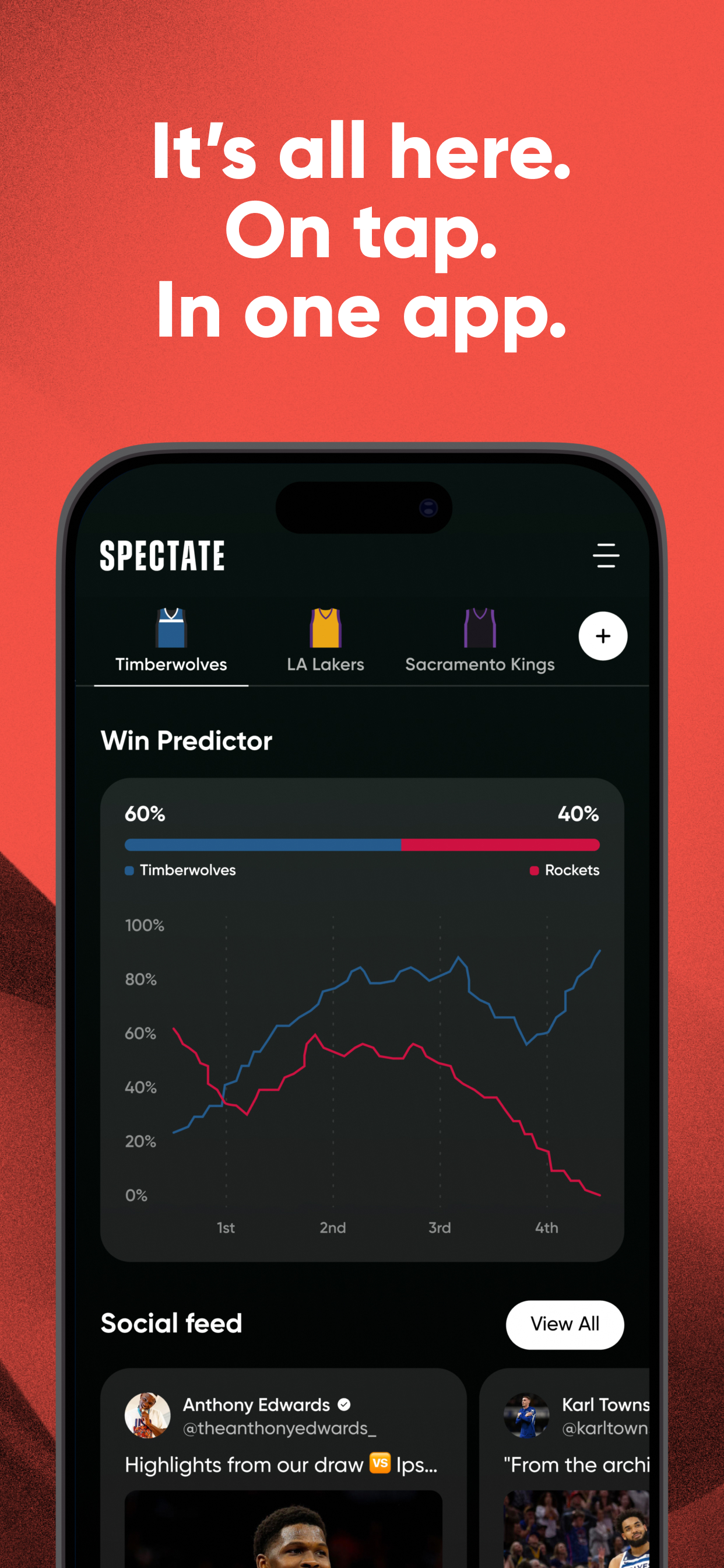 Spectate: NBA Scores & News screenshot 9