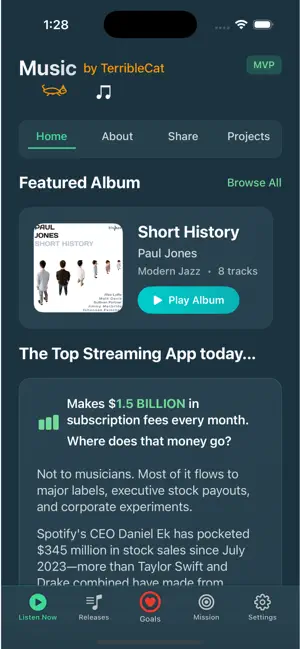 TerribleCat Music screenshot 1