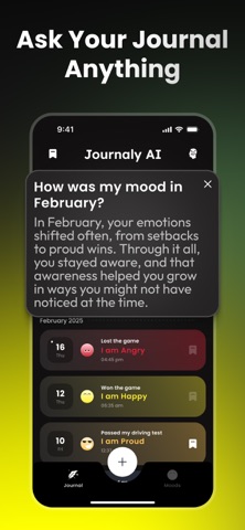 Journaly - Daily Journal iPhone screenshot
