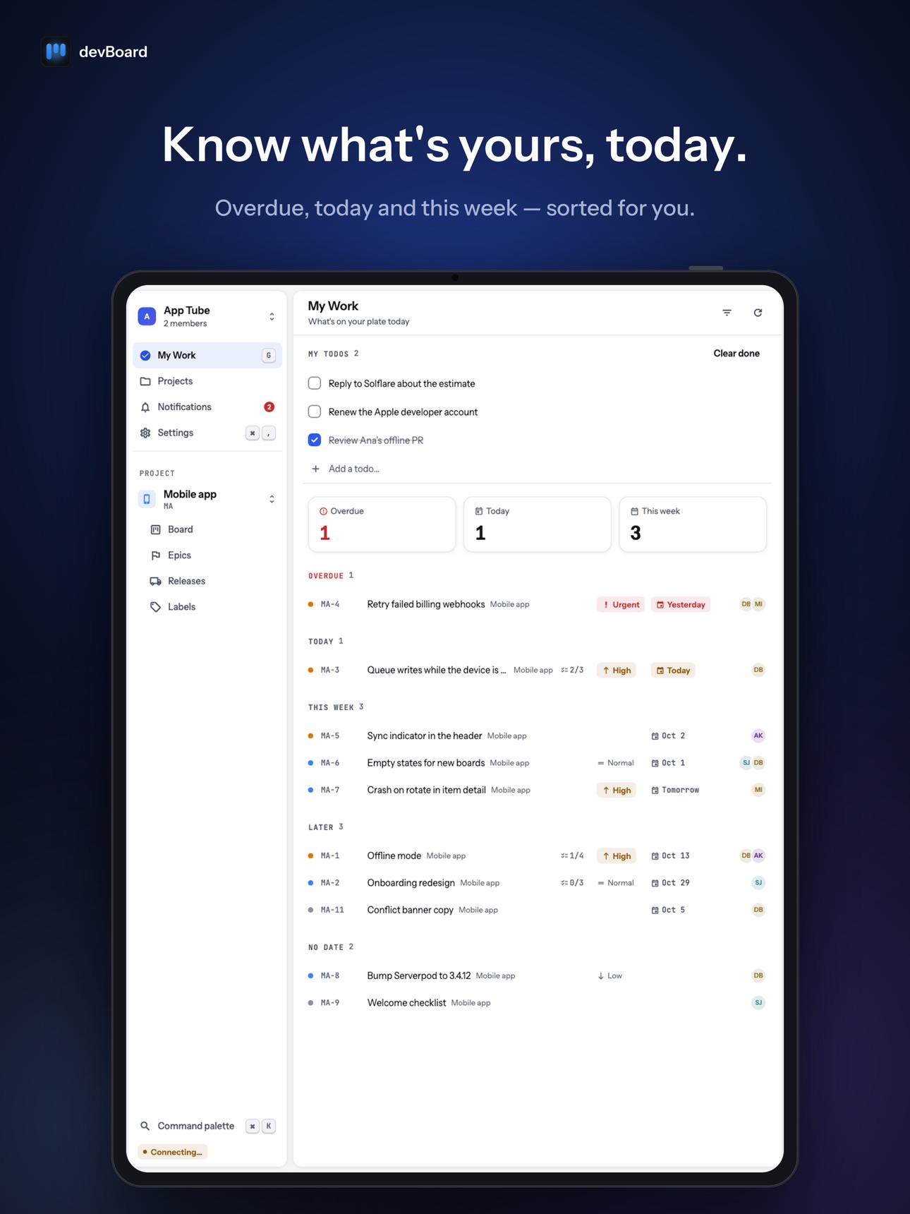 Screenshot 12 of devBoard