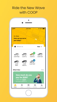 COOP Rideshare screenshot 1