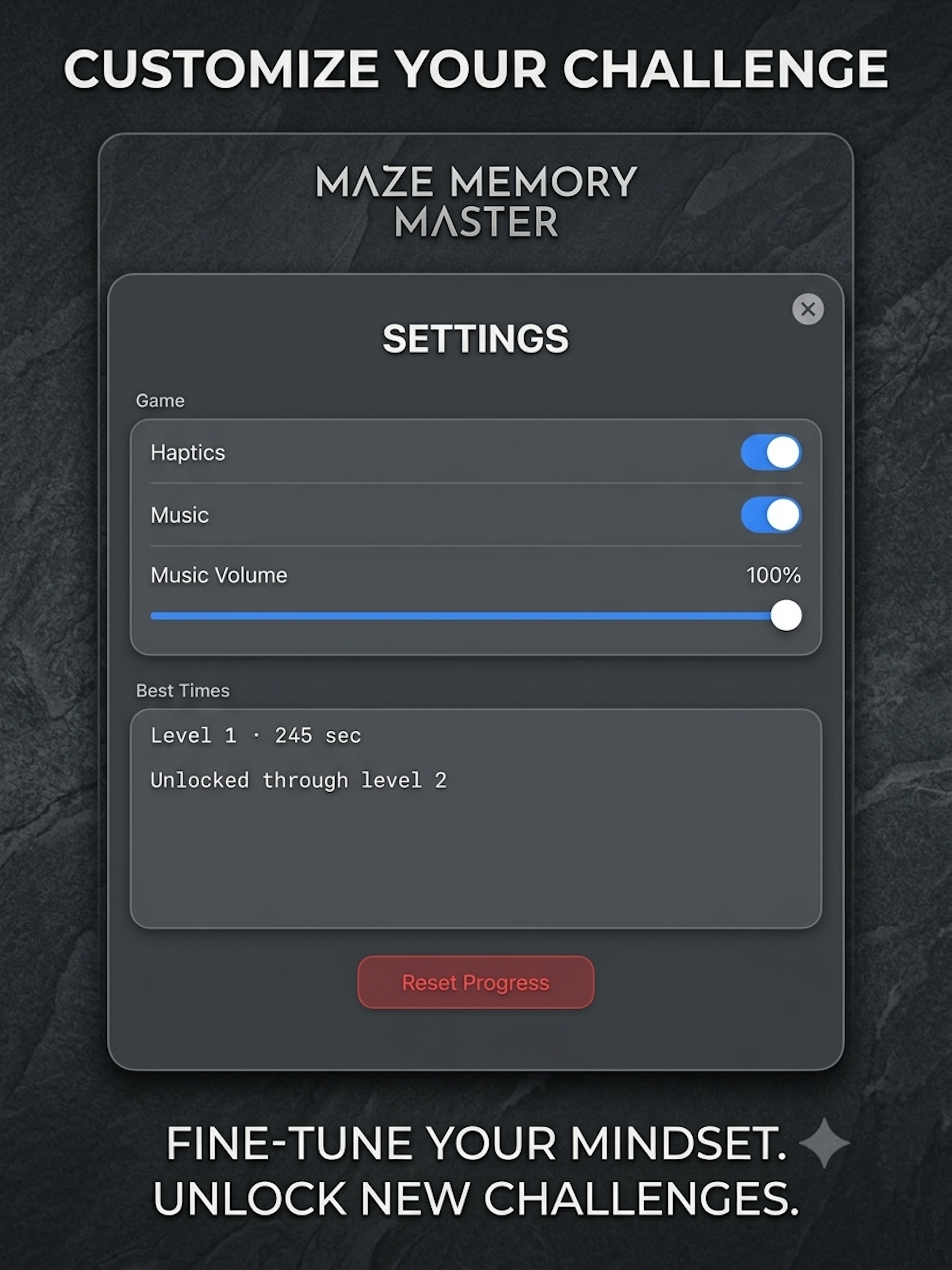 Maze Memory Master