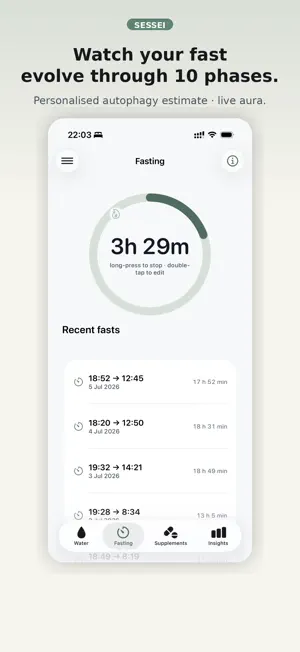 Sessei - health habits tracker screenshot 2