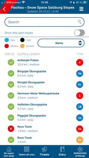 Ski amadé screenshot 4