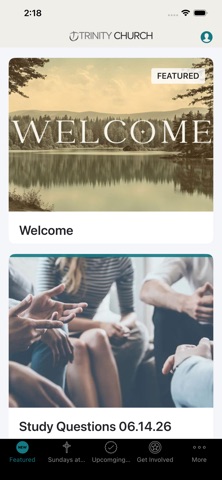 My Trinity Church app screenshot