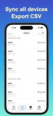 TimeLog - Time Tracker screenshot 4