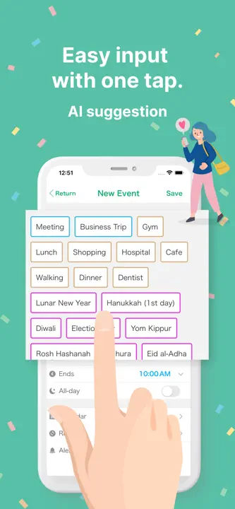 Simple Calendar - SimpleCal : capture d’écran 4 sur 7