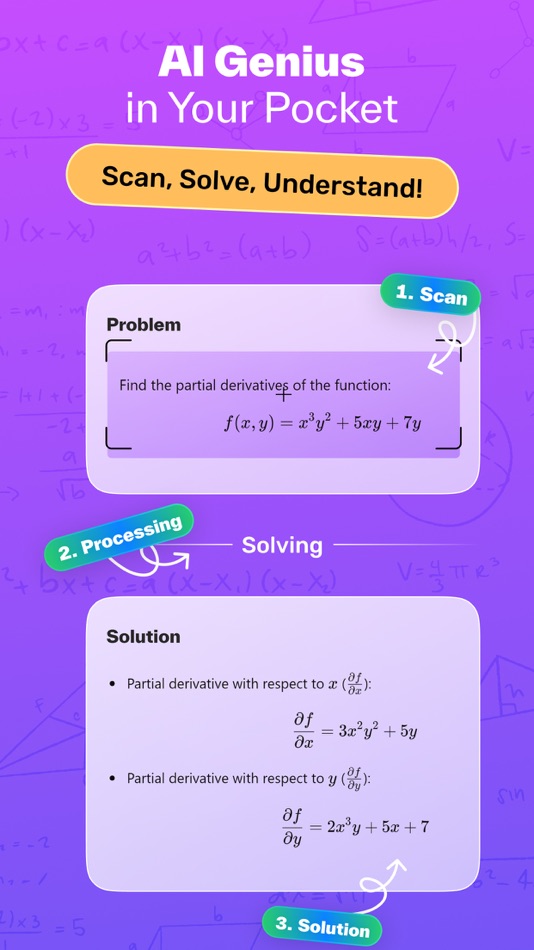 #3. YesMath – Math Homework Solver (iOS) Podle: Isaak Fabien Sundeman