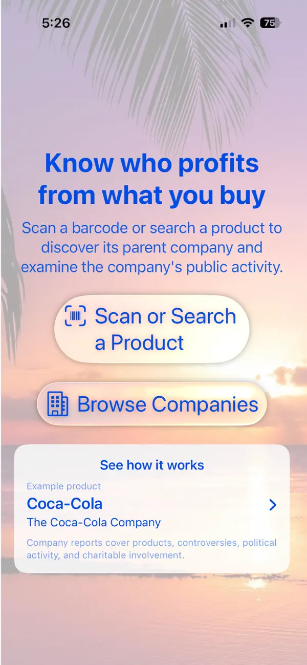 Screenshot #1 pour Informed Consumer