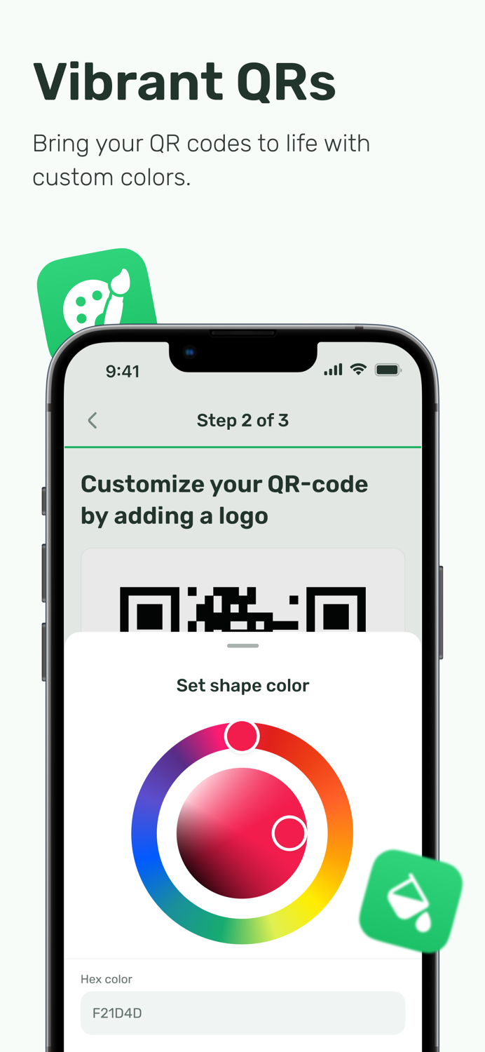 Zap QR Codes. Scan  create