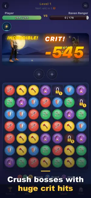 Too OP: Match-3 Roguelike screenshot 3