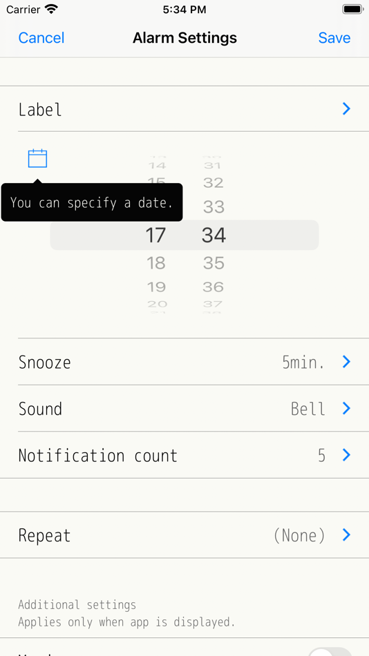 #3. Alarm & Timer (iOS) 由: KAZUTERU YOKOI