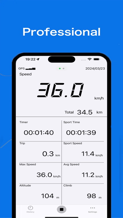 Bike Tracker GPS Speedometer