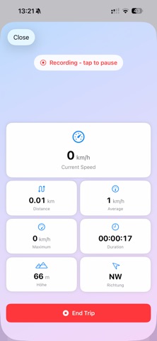 LogMyRide: GPS Speedometer Screenshot 3 of 8