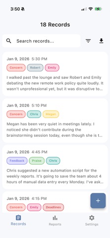 Quicknotes Supervisors screenshot