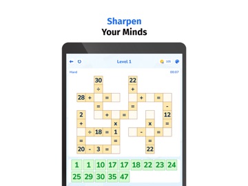 CrossMaths - Number Puzzle iPad screenshot