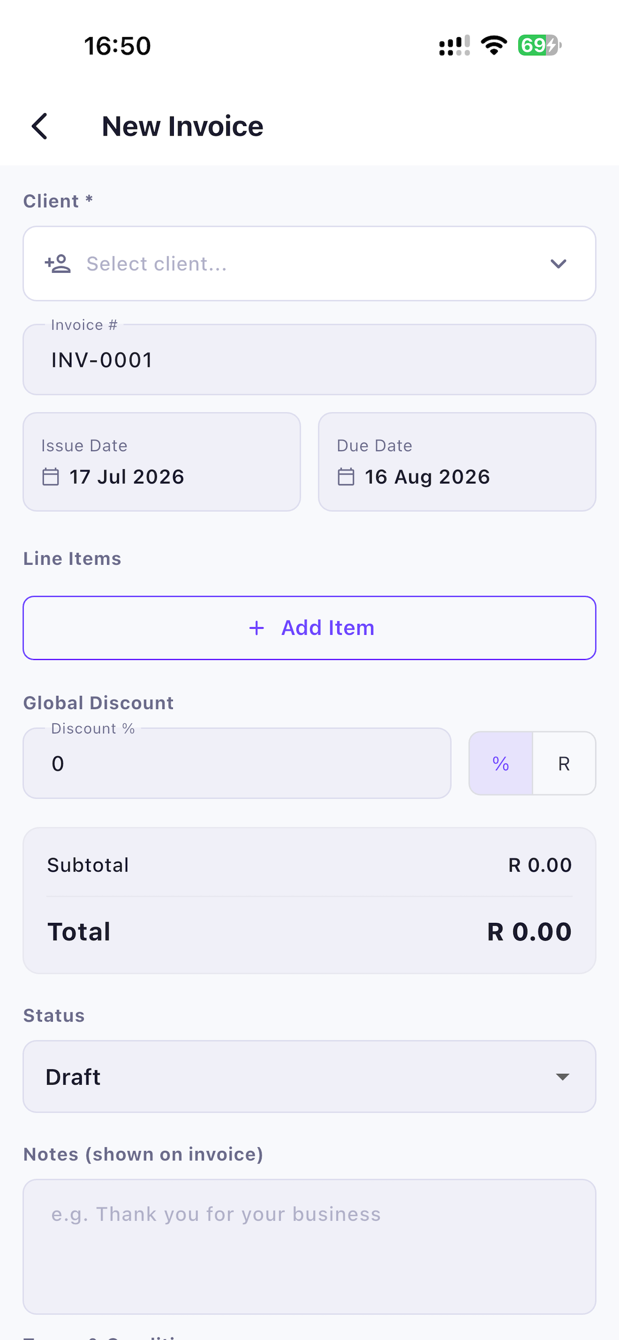 billiq Invoicing screenshot 5