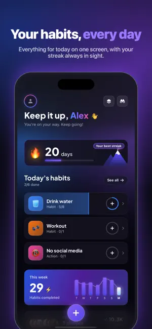 DayTrace - Habit Tracker screenshot 1