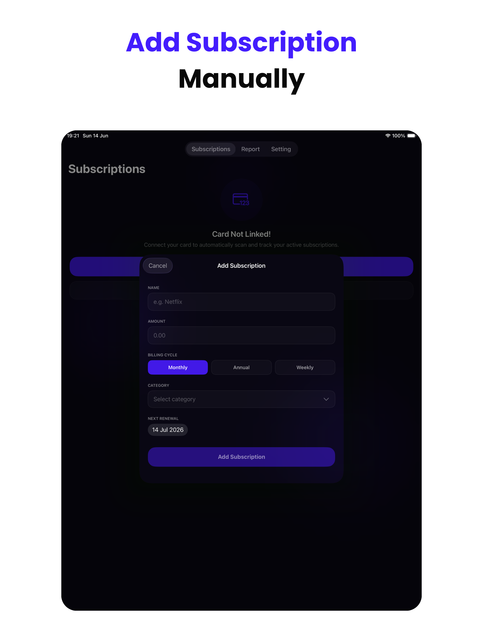 Subscription Manager -  SubCut screenshot 7