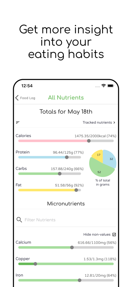 eaterpad: Nutrition Tracker screenshot 4