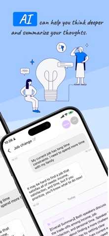 Chat Yourself iPhone screenshot