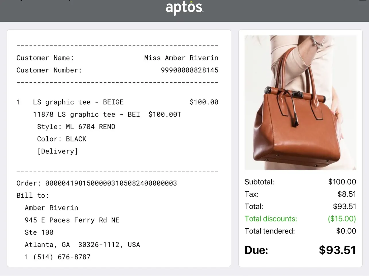 Screenshot #4 pour Aptos ONE Customer Display