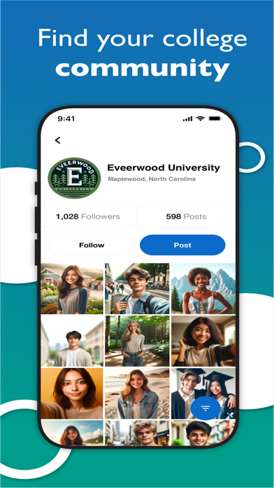 Afuse - Your College Circle iPhone screenshot 1 - Social Networking app