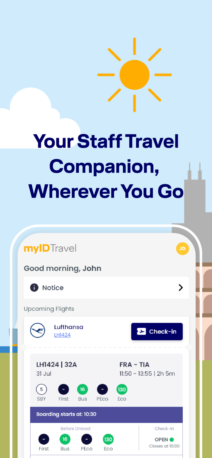 myIDTravel App screenshot 1