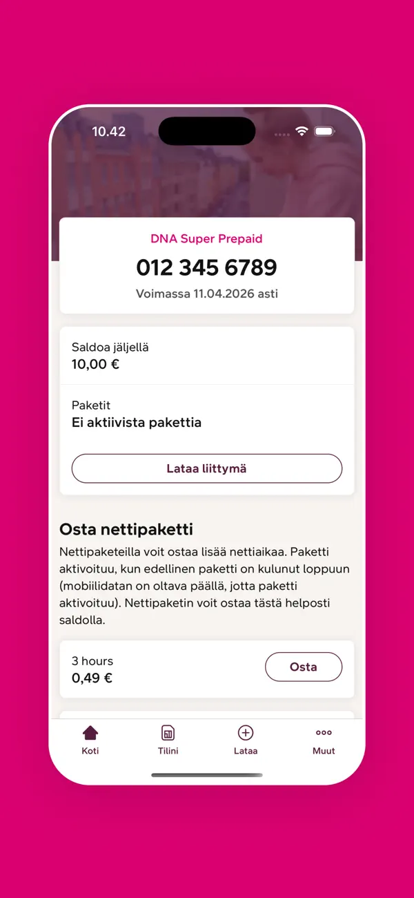 Screenshot #2 pour DNA Prepaid