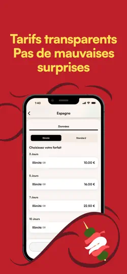 Capture d'écran de Airalo: ESIM Voyage & Internet sur iPhone 5