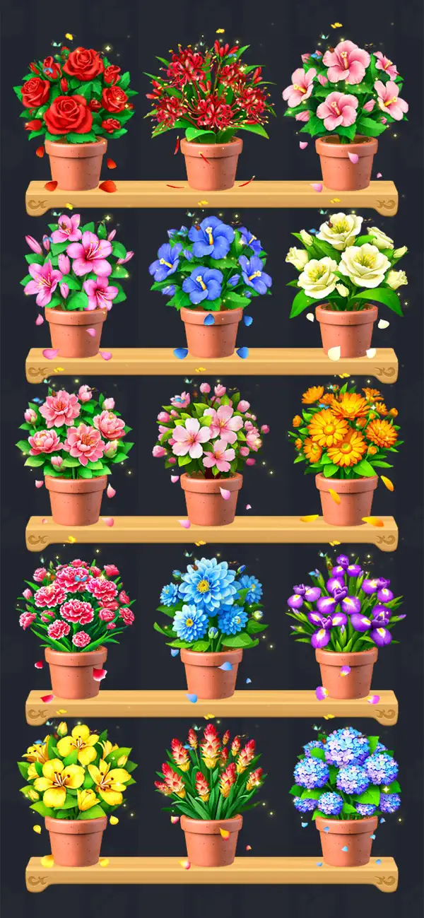 #4. Blossom Sort® - Flower Games (iOS) 由: Gloryway Puzzle