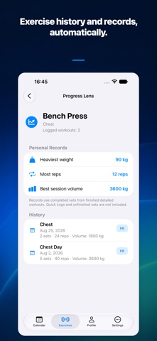 GymNow – Workout Tracker & Log Screenshot 3 of 6