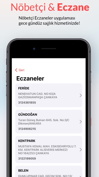 Nöbetçi Eczaneler - Türkiye