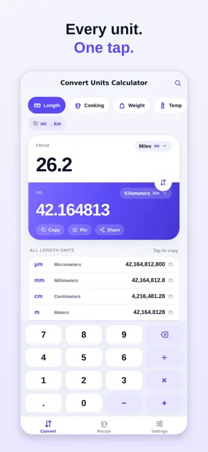 Convert Units Calculator screenshot 1