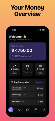 Spending Tracker . Coinpilot screenshot