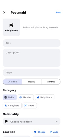 Nanny Finder screenshot