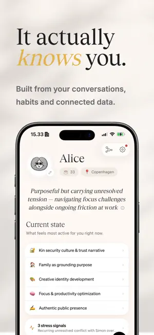 Kin: AI Advisors & Journal screenshot 4