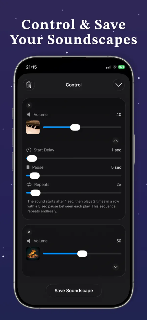 Soundscape Maker: Soundscaper 스크린샷 5