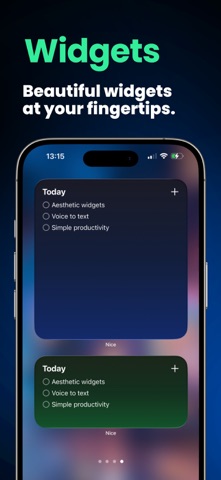 Nice: Minimalist To Do List screenshot