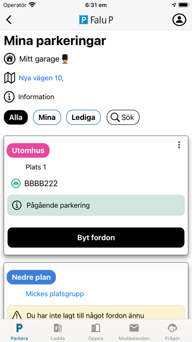 Min Parkering Falu P Screenshot
