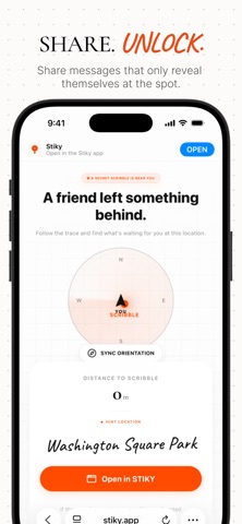 STIKY: Location Notes iPhone screenshot