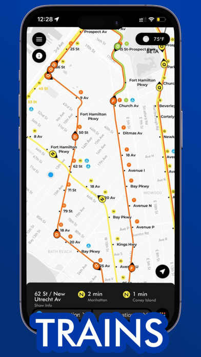 AP Transit - Subway Map Screenshot
