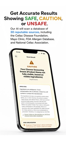 Celiac Scanner App Store screenshot 2