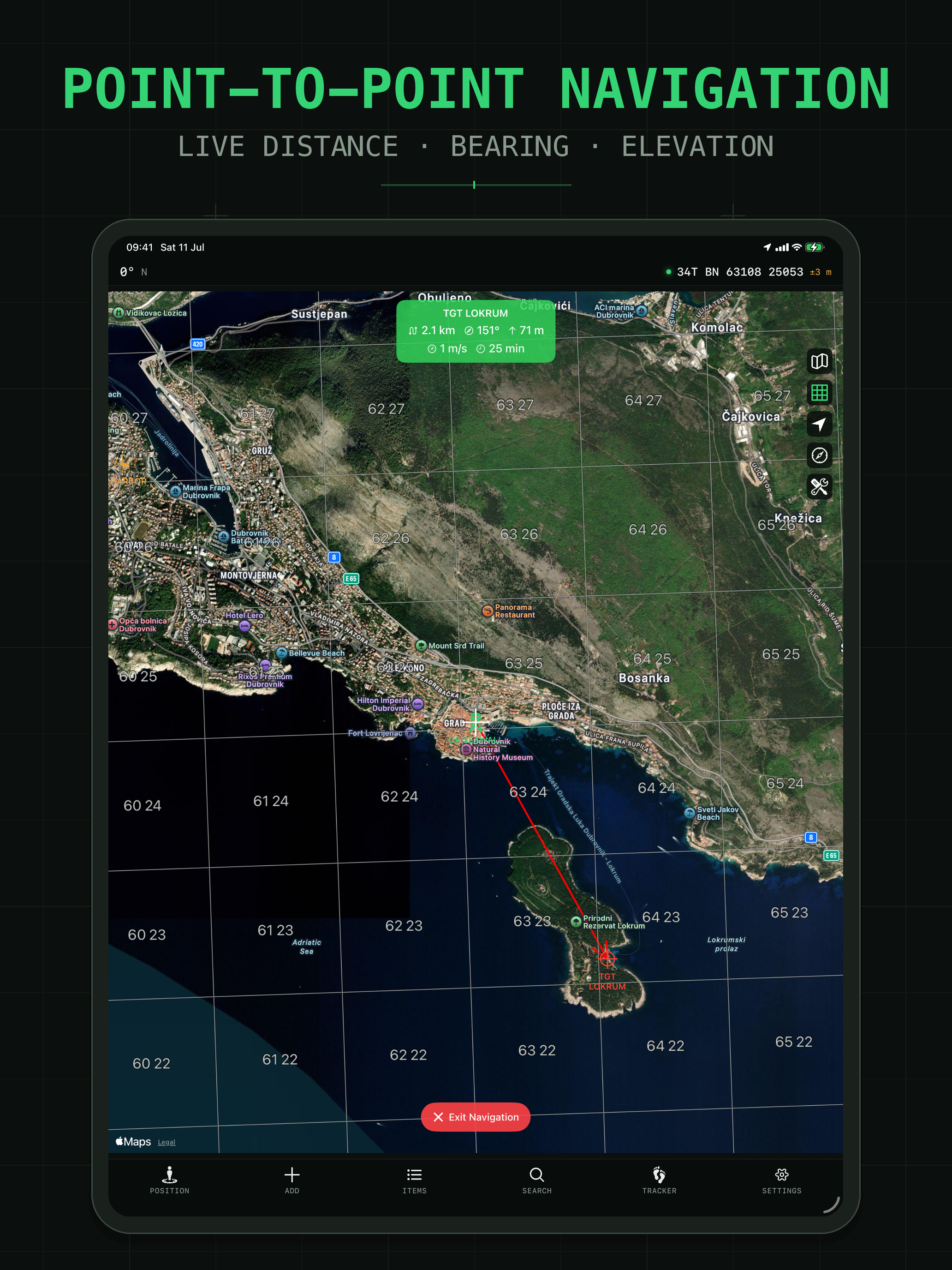 Tactical GPS - Alpine Quest screenshot 17
